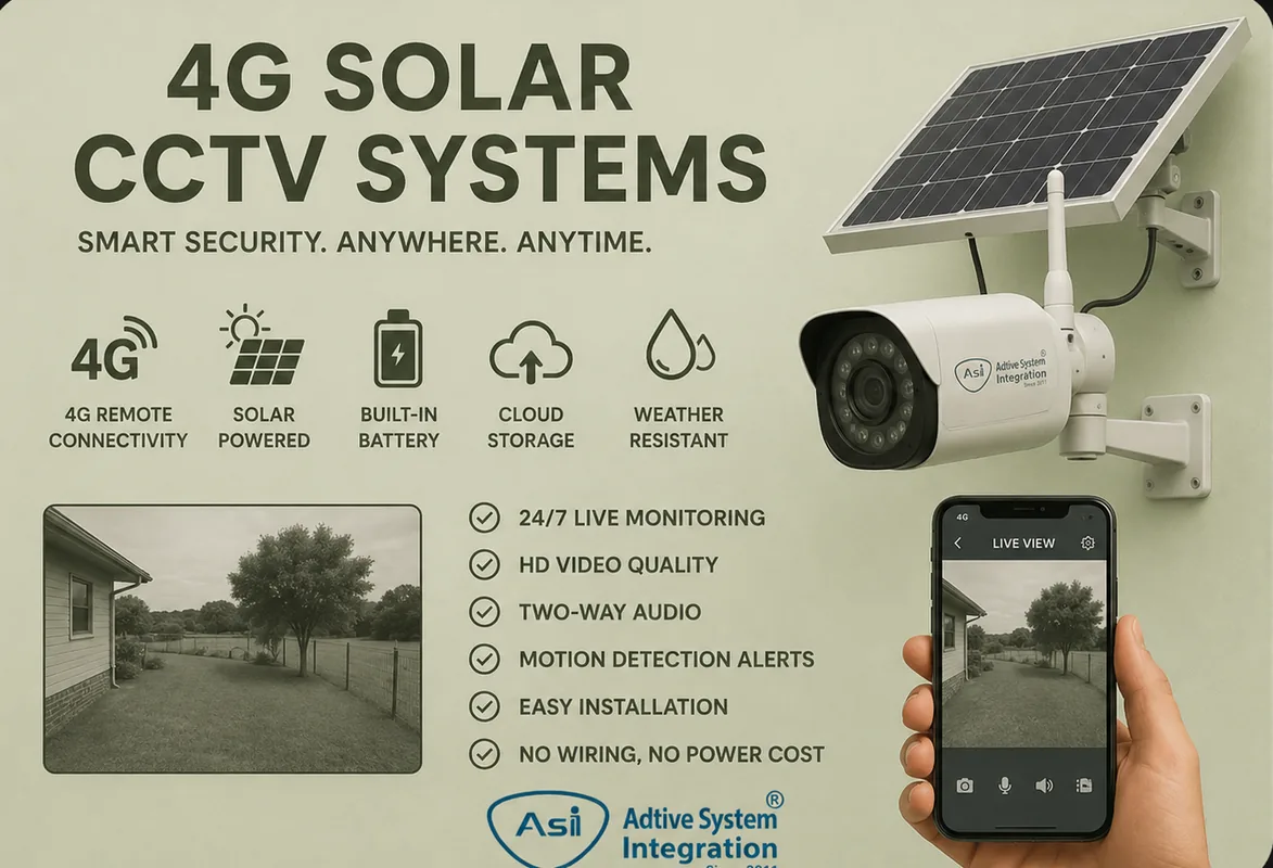 4G Solar CCTV Systems Systems and Integration Solutions